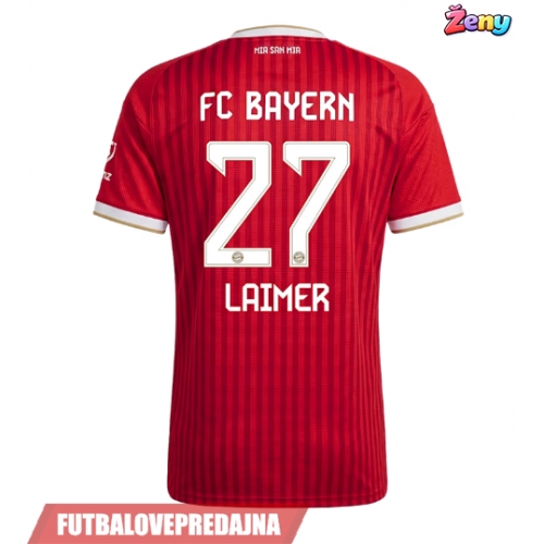 Lacne Ženy Futbalové dres Bayern Munich Konrad Laimer #27 2026-27 Krátky Rukáv - Domáci